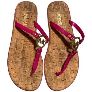 Michael Kors Pink Jelly Sandals